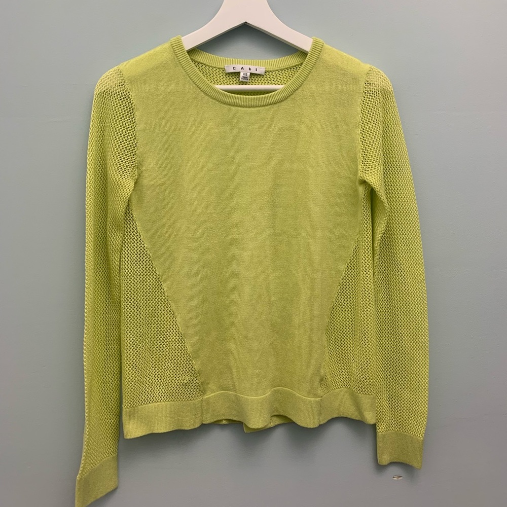 Cabi Lime Sweater